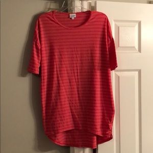 Pink striped XS Irma tunic